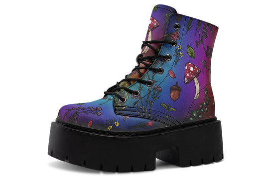 Rainbow Herbology Platform Boots