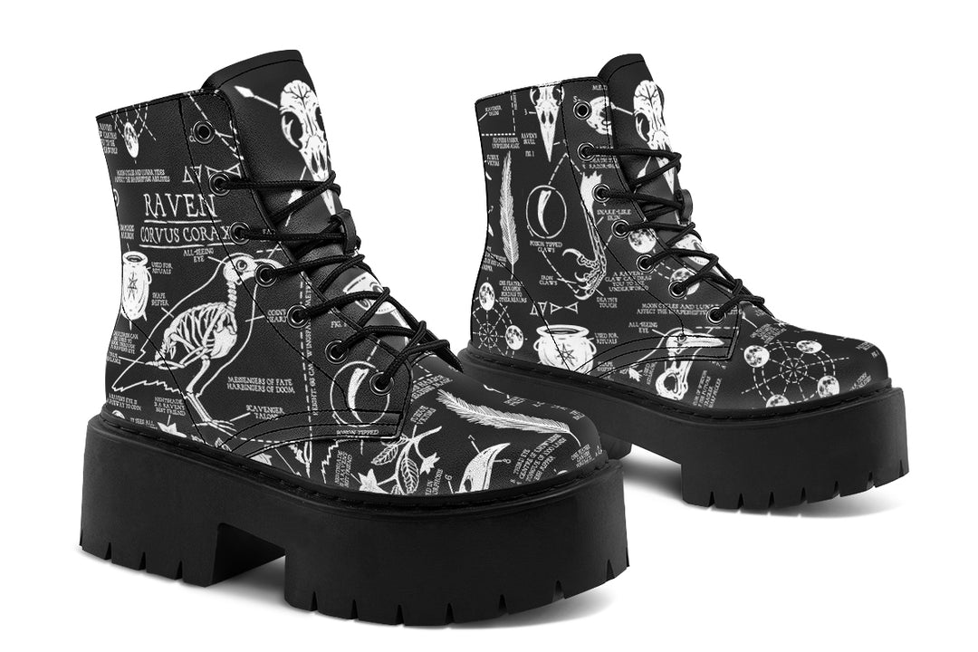 Raven Study Platform Boots