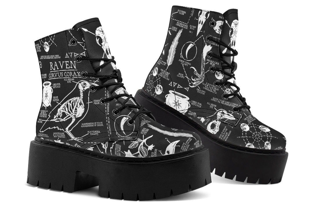 Raven Study Platform Boots
