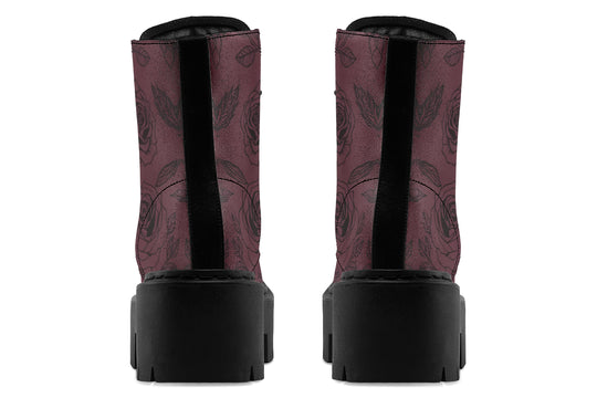 Rosa Aeterna Platform Boots