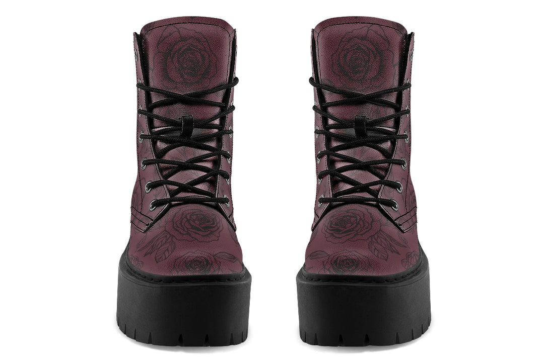 Rosa Aeterna Platform Boots