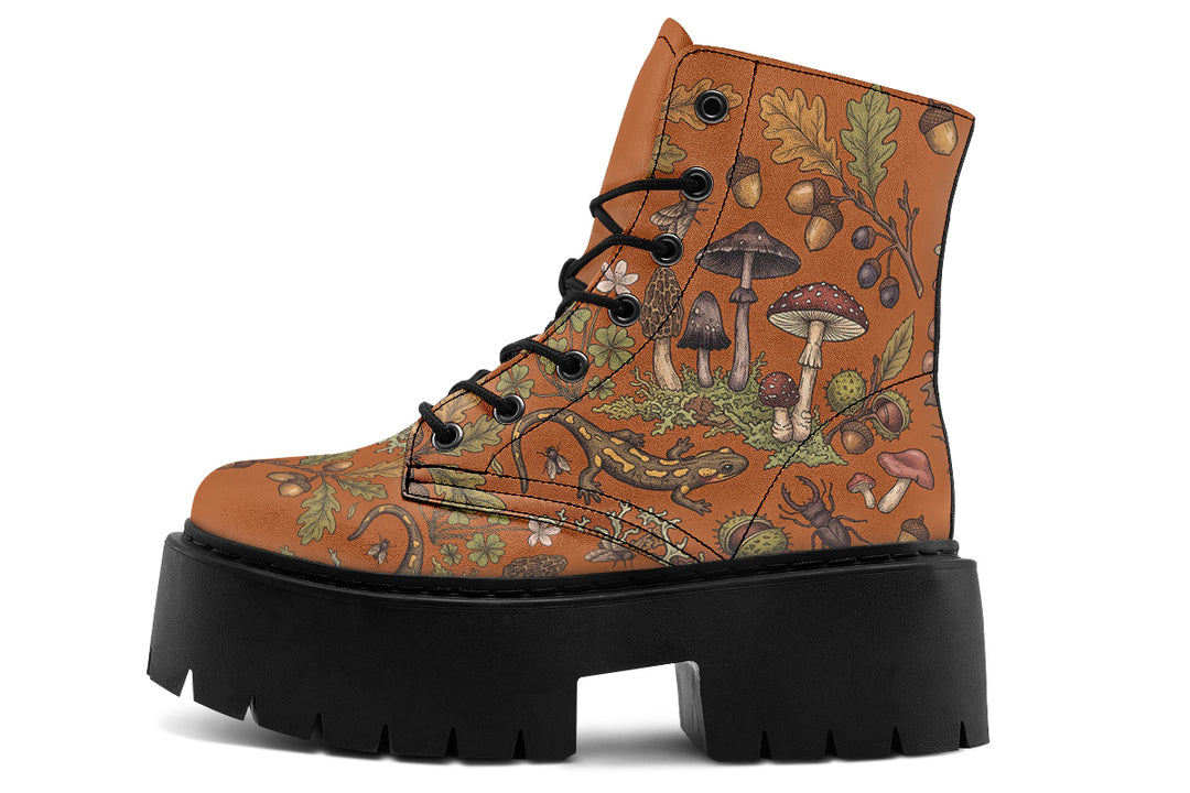 Salamander Gaze Platform Boots