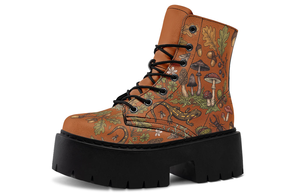 Salamander Gaze Platform Boots