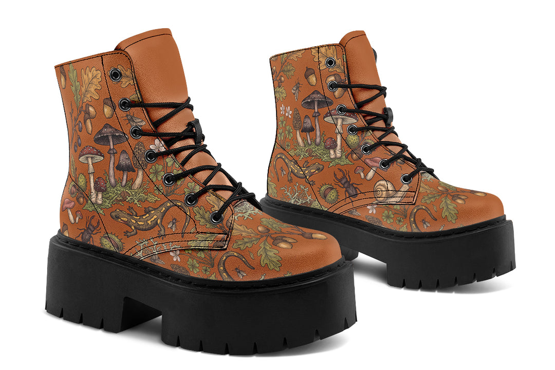 Salamander Gaze Platform Boots