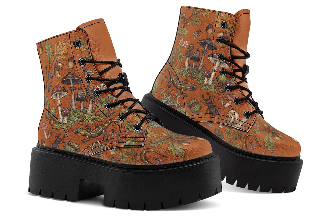 Salamander Gaze Platform Boots