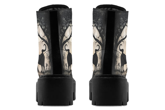 Shadows And Whiskers Platform Boots