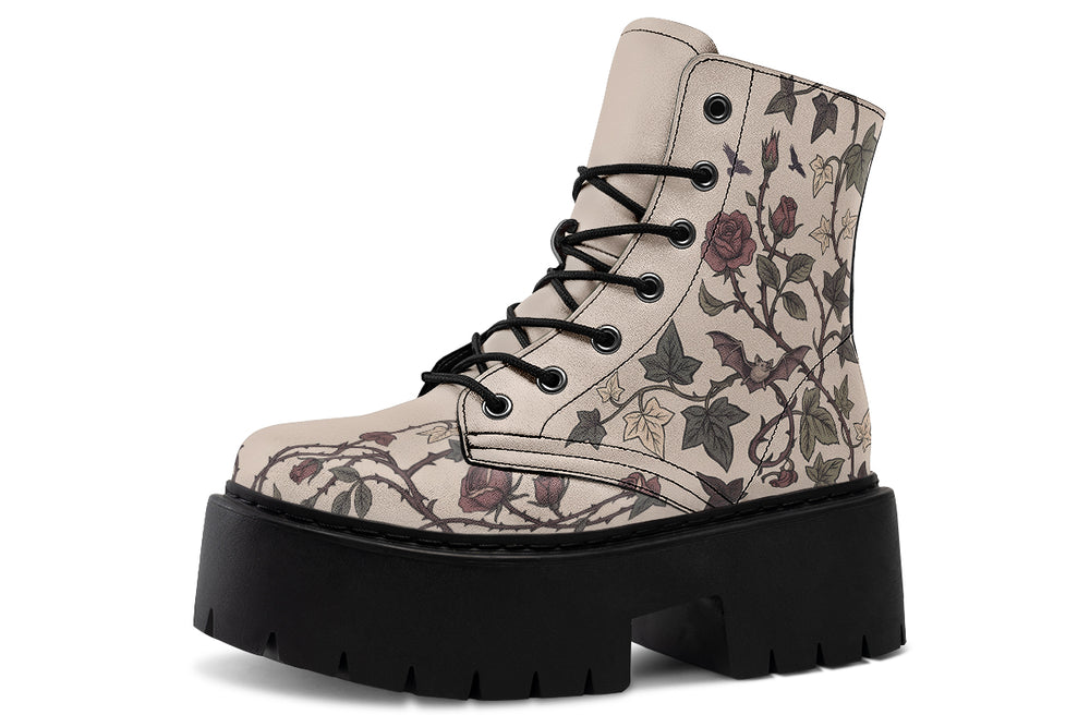 Sky Rose Platform Boots