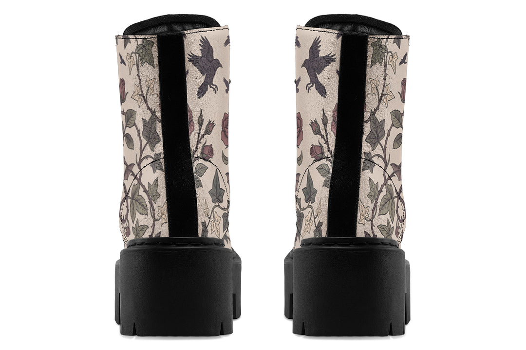 Sky Rose Platform Boots