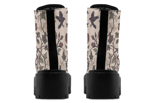 Sky Rose Platform Boots