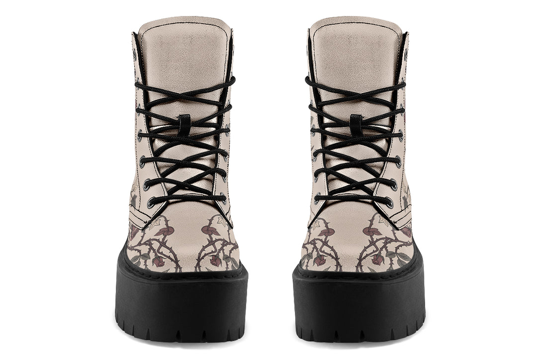 Sky Rose Platform Boots