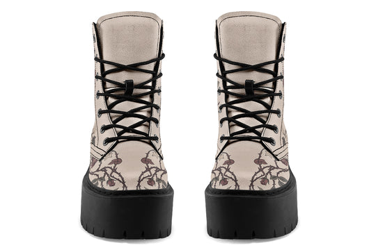 Sky Rose Platform Boots