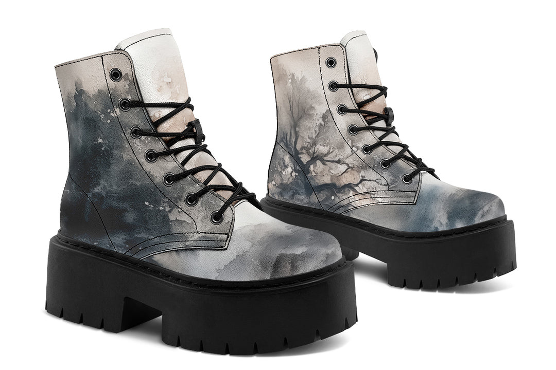 Smoke Platform Boots