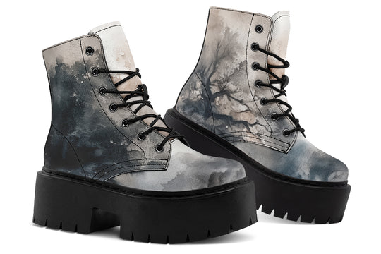 Smoke Platform Boots