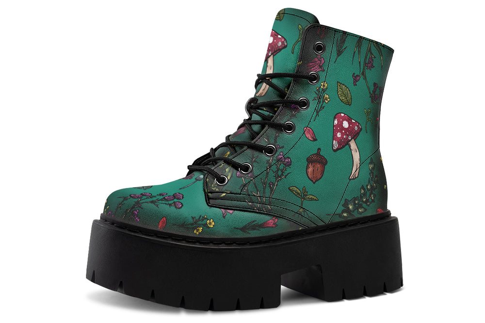 Verdant Herbology Platform Boots
