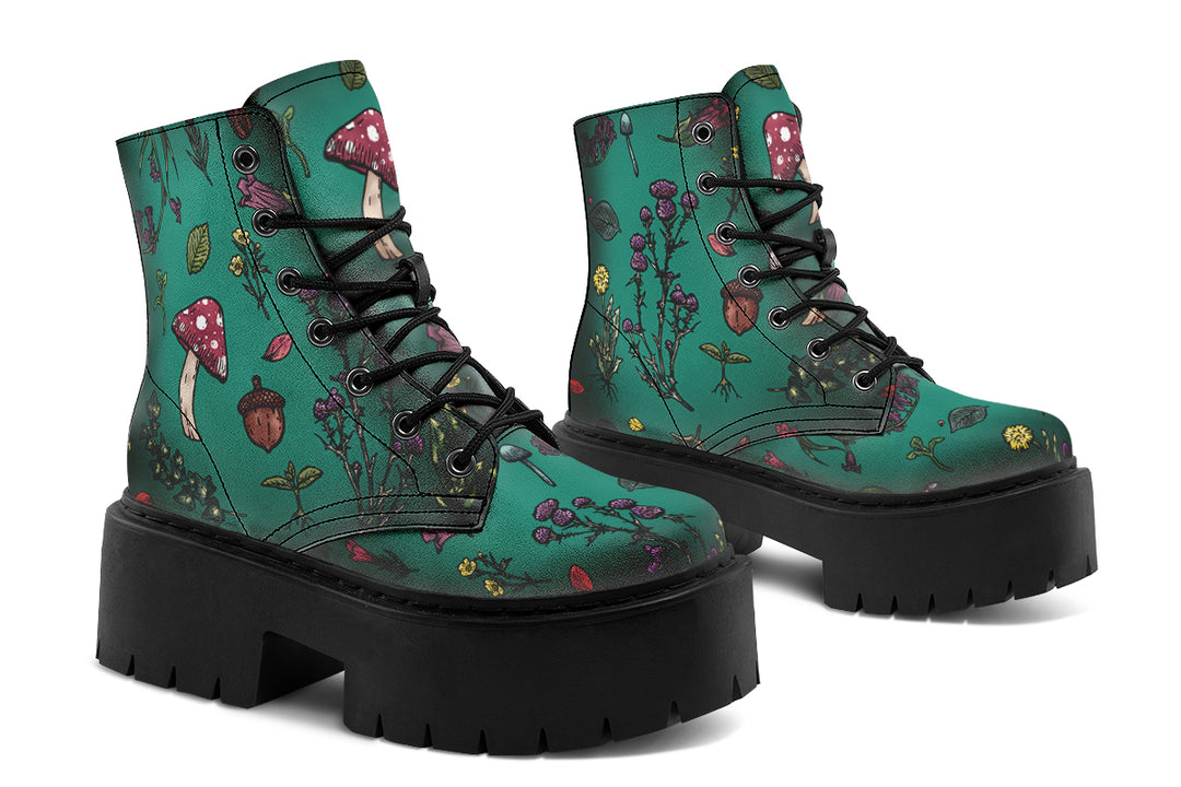 Verdant Herbology Platform Boots
