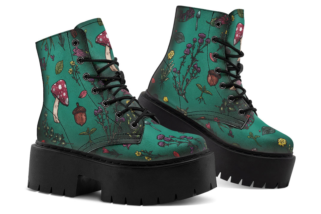 Verdant Herbology Platform Boots