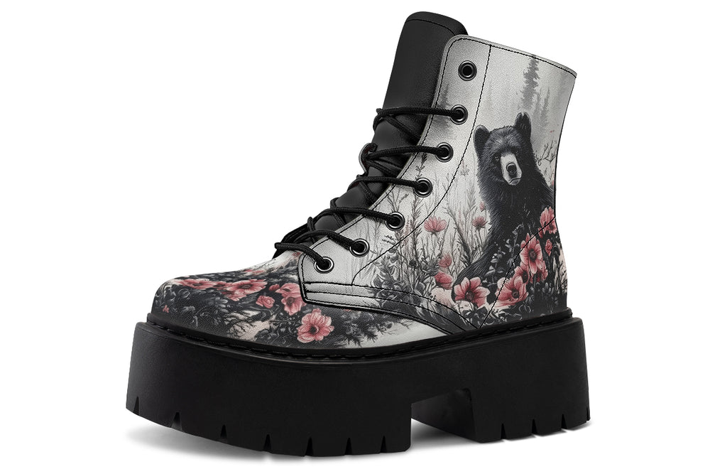 Wildflower Bear Platform Boots