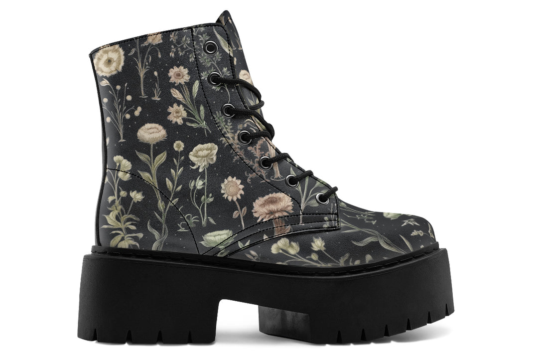 Witches' Broomsticks Platform Boots