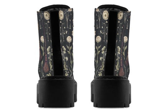Witches' Broomsticks Platform Boots