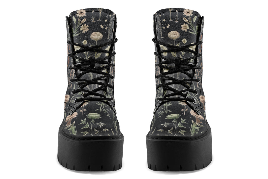 Witches' Broomsticks Platform Boots