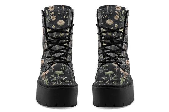 Witches' Broomsticks Platform Boots