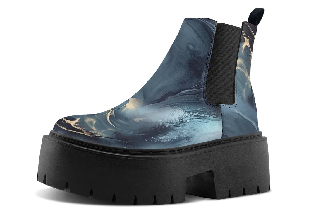 Abyss Flow Platform Chelsea Boots