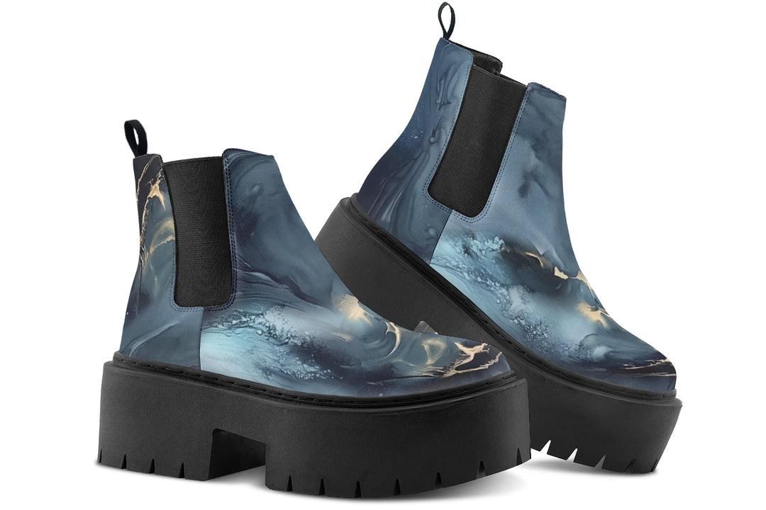 Abyss Flow Platform Chelsea Boots
