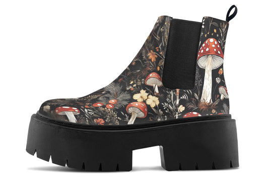 Amanita Platform Chelsea Boots