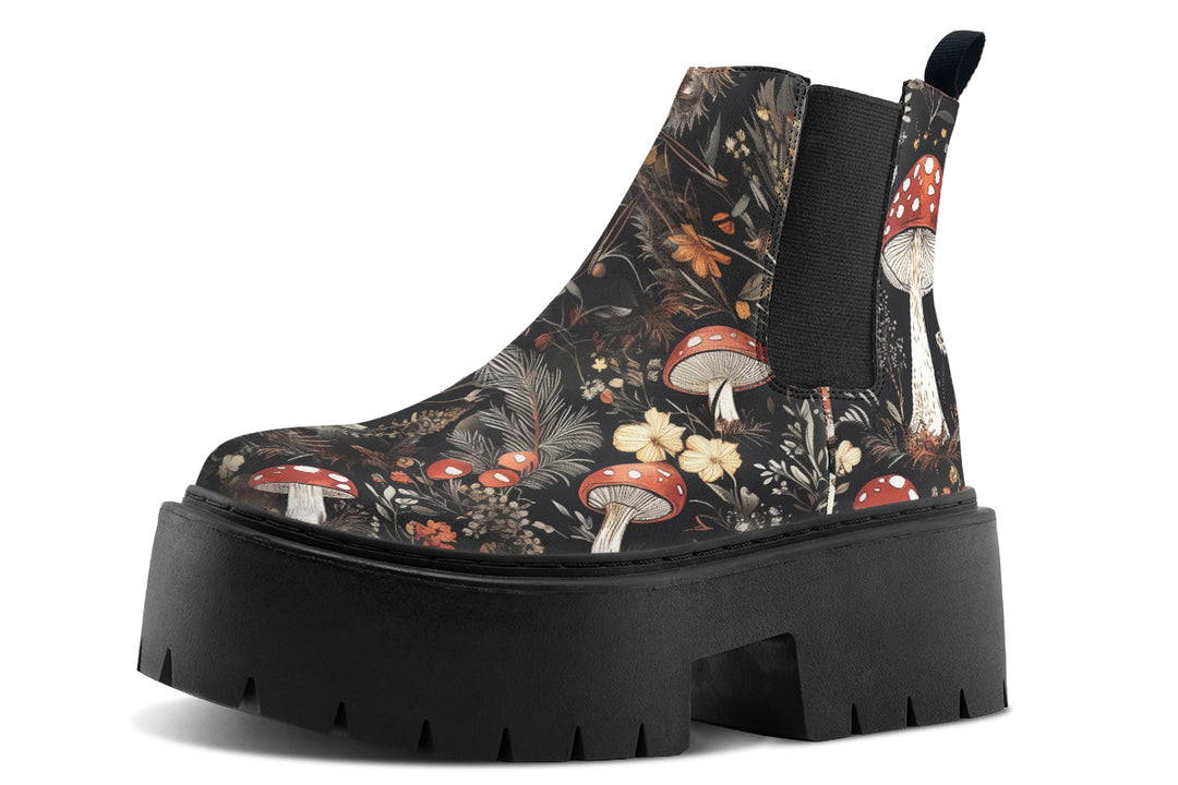 Amanita Platform Chelsea Boots