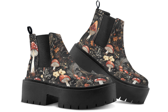 Amanita Platform Chelsea Boots