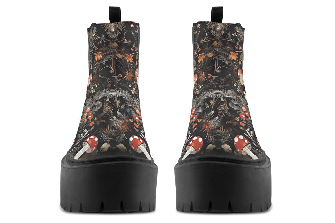 Amanita Platform Chelsea Boots