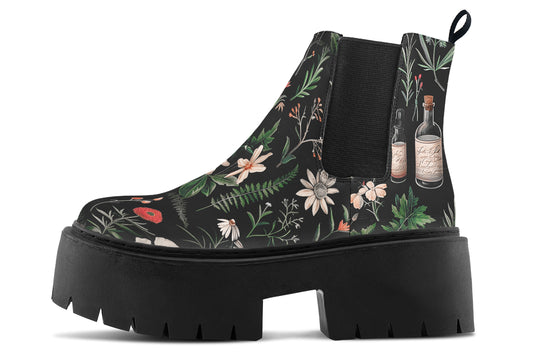 Apothecary Haven Platform Chelsea Boots