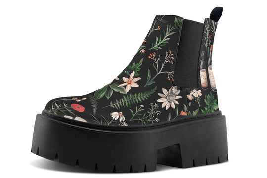 Apothecary Haven Platform Chelsea Boots