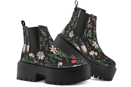 Apothecary Haven Platform Chelsea Boots