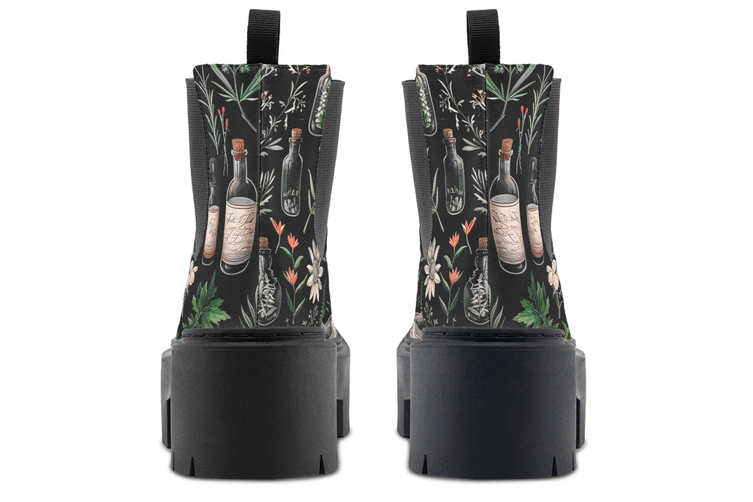 Apothecary Haven Platform Chelsea Boots