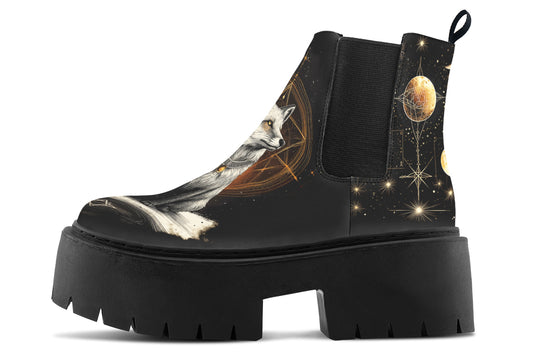 Astral Fox Platform Chelsea Boots