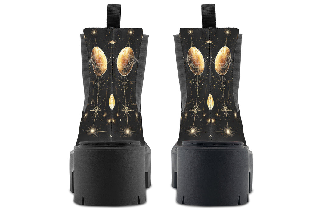 Astral Fox Platform Chelsea Boots