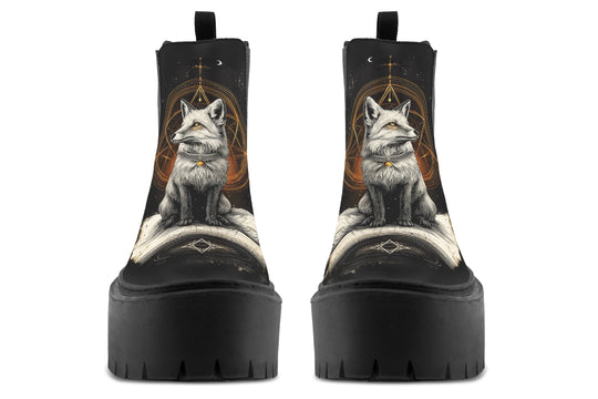 Astral Fox Platform Chelsea Boots