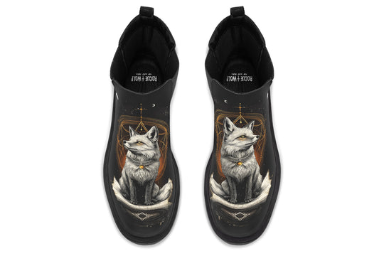 Astral Fox Platform Chelsea Boots