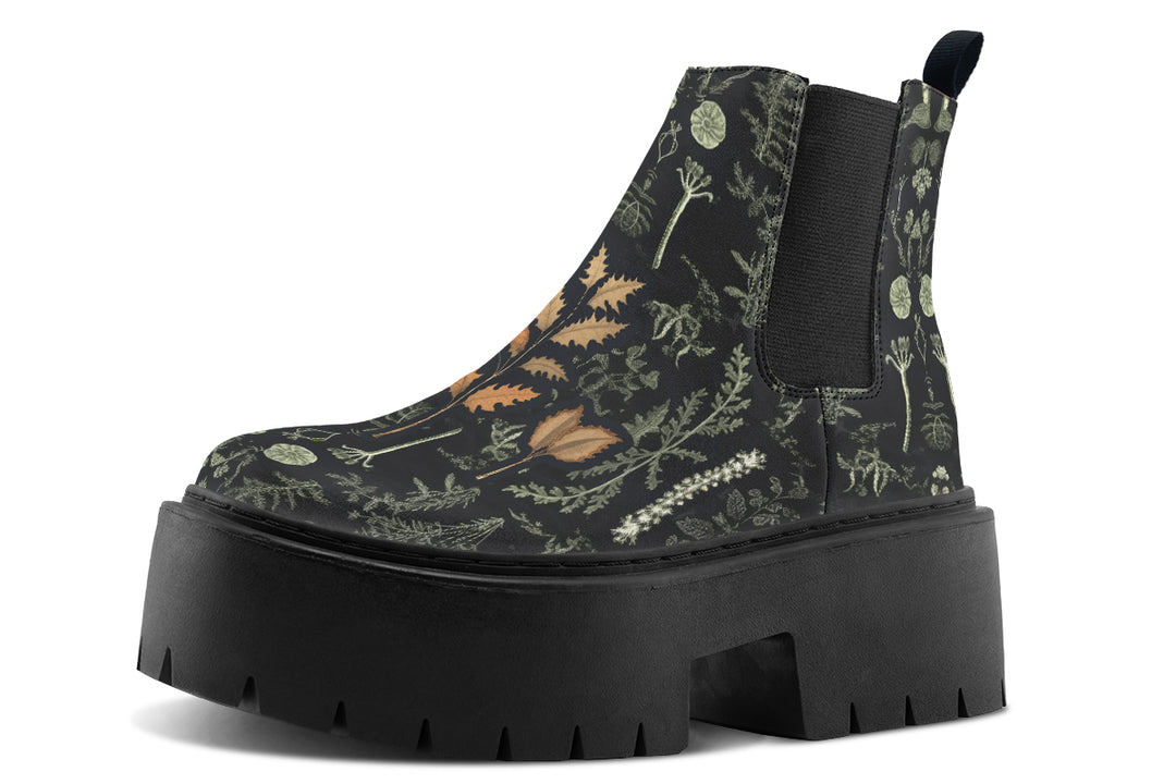 Autumn Memoir Platform Chelsea Boots