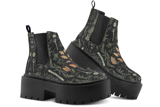 Autumn Memoir Platform Chelsea Boots