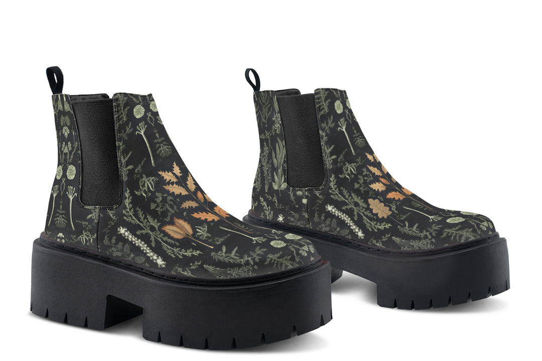 Autumn Memoir Platform Chelsea Boots