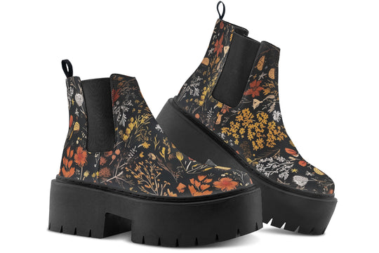 Autumn Reverie Platform Chelsea Boots