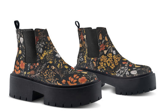 Autumn Reverie Platform Chelsea Boots