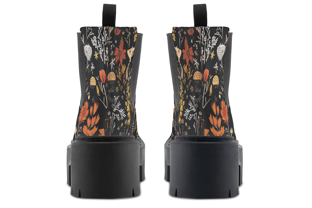 Autumn Reverie Platform Chelsea Boots