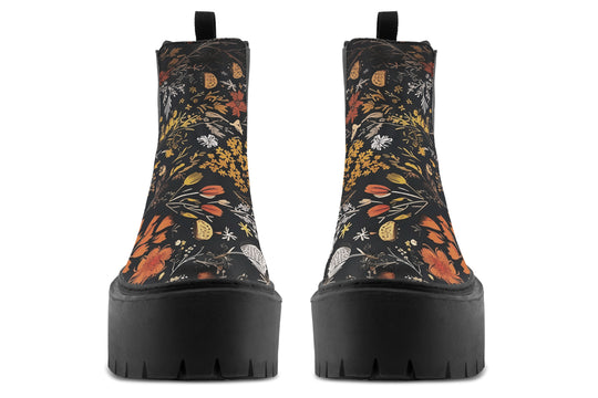 Autumn Reverie Platform Chelsea Boots