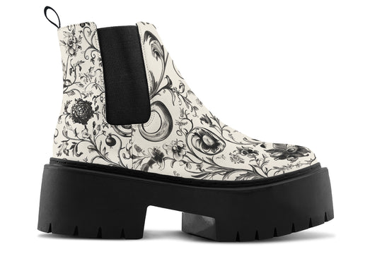 Baroque Platform Chelsea Boots