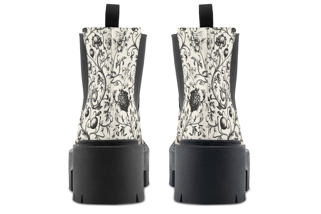 Baroque Platform Chelsea Boots