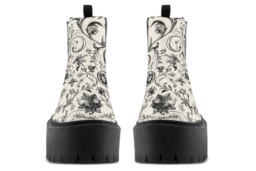 Baroque Platform Chelsea Boots