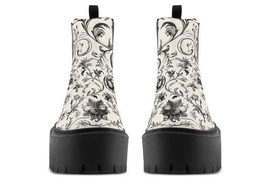 Baroque Platform Chelsea Boots